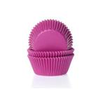 Cupcake Vormpjes HoM Fuchsiaroze 50x33mm. 50st., Hobby en Vrije tijd, Taarten en Cupcakes maken, Verzenden, Nieuw