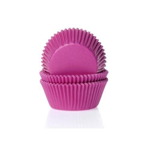 Cupcake Vormpjes HoM Fuchsiaroze 50x33mm. 50st., Hobby en Vrije tijd, Taarten en Cupcakes maken, Nieuw, Verzenden