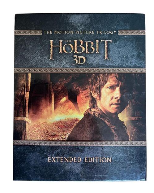 The Hobbit Extended Trilogy 3D-blu-ray Boxset, Cd's en Dvd's, Blu-ray, Zo goed als nieuw, 3D, Boxset, Verzenden