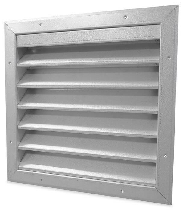 Lamellenrooster VTA-774V (INBOUW) – staal verzinkt, Doe-het-zelf en Verbouw, Ventilatie en Afzuiging, Nieuw, Verzenden