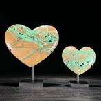 Geen minimumprijs - Prachtig paar groene Smithsoniet