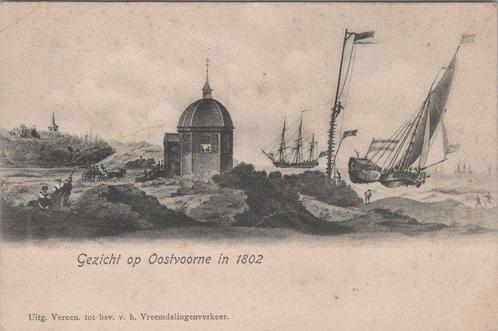 OOSTVOORNE - Gezicht op Oostvoorne in 1802., Verzamelen, Ansichtkaarten | Nederland, Verzenden