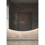 HIPP Design Phantom Ronde LED spiegel - Brons Frame 80 cm -, Huis en Inrichting, Woonaccessoires | Spiegels, Ophalen of Verzenden