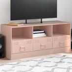 Tv-meubel 99x39x44 cm staal roze, Huis en Inrichting, Kasten | Televisiemeubels, Verzenden, Nieuw