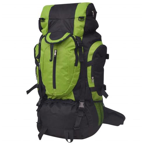 Rugzak hiking XXL 75 L zwart en groen (Koffers Tassen), Motoren, Accessoires | Koffers en Tassen, Nieuw, Verzenden