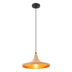 Hanglamp LUDMILLA 36.5 cm 1-lichts Zwart, Gold, Nieuw, Ophalen of Verzenden, Metaal