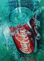 Ernest Manza (XX) - Coca Cola, Antiek en Kunst, Kunst | Schilderijen | Modern