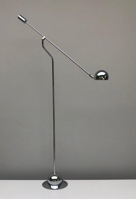Leuchtenbau Lengefeld - Staande lamp - Staal, Verchroomd, Antiek en Kunst, Antiek | Meubels | Stoelen en Banken