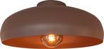 EGLO Mogano Plafondlamp - E27 - Ø 40 cm - Mokka, Huis en Inrichting, Lampen | Hanglampen, Verzenden, Zo goed als nieuw