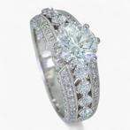 Zonder Minimumprijs - Ring - 14 karaat Witgoud, IGI, Sieraden, Tassen en Uiterlijk, Ringen, Nieuw
