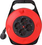 Kabelhaspel - Verlengsnoer - Verlengkabel - 5 meter - Rood -, Verzenden, Zo goed als nieuw