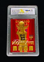 1996 Skybox NBA Hoops 23 KT Gold Michael Jordan Red Holo, Nieuw