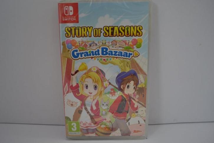 Story of Seasons - Grand Bazaar - SEALED (SWITCH UKP), Spelcomputers en Games, Games | Nintendo Switch, Zo goed als nieuw, Verzenden