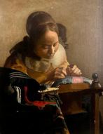 Jan Vermeer (1632-1675), After - Die Spitzenklöpplerin