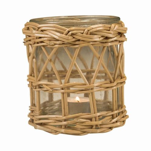 rotan windlicht recht x 15cm, Huis en Inrichting, Woonaccessoires | Overige, Verzenden