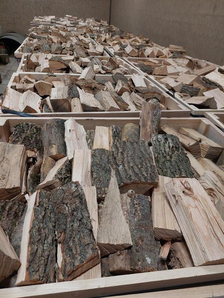 Ovengedroogd Essen haardhout, Tuin en Terras, Haardhout, Blokken, 6 m³ of meer, Essenhout