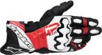 Alpinestars GP Plus R V3 Zwart Wit Fel Rood Leren, Nieuw met kaartje, Alpinestars, Handschoenen, Heren