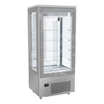 GGM Gastro | Panoramische vriesvitrine - 400 liter - 800mm -, Verzenden, Nieuw