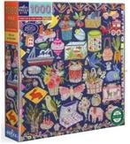 The Cat & The Yarn Puzzel (1000 stukjes) | eeBoo - Puzzels, Hobby en Vrije tijd, Verzenden, Nieuw