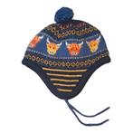 Knitted beanie with ears bull - 1/2Y, Verzenden, Nieuw
