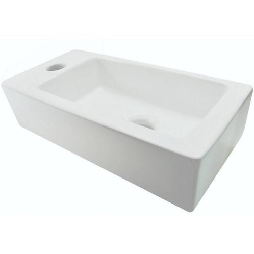 Fontein Wiesbaden Mini-Rhea Links 36x18x9 cm Mat Wit, Doe-het-zelf en Verbouw, Sanitair, Overige typen, Nieuw, Ophalen of Verzenden