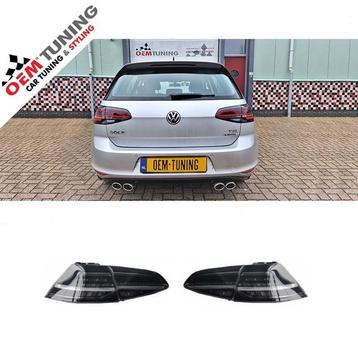 VW GOLF 7 LED Achterlichten | 2012–2016 | dragon | smoke beschikbaar voor biedingen