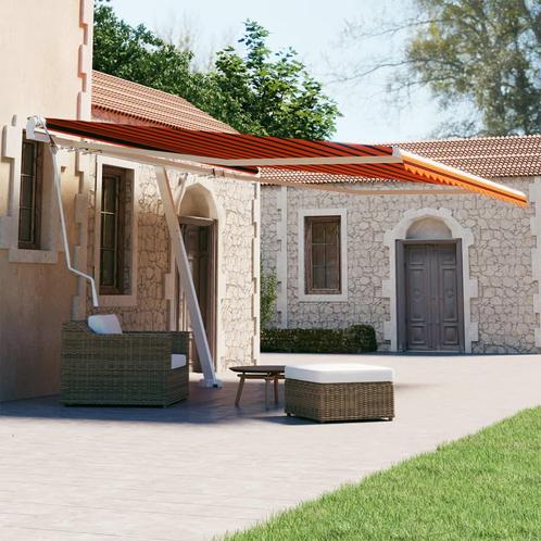 vidaXL Luifel vrijstaand automatisch 450x300 cm oranje en, Tuin en Terras, Zonneschermen, Nieuw, Verzenden