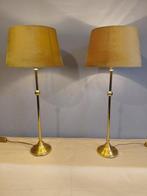 Geel/Oker Velvet - Tafellamp (2) - Metaal