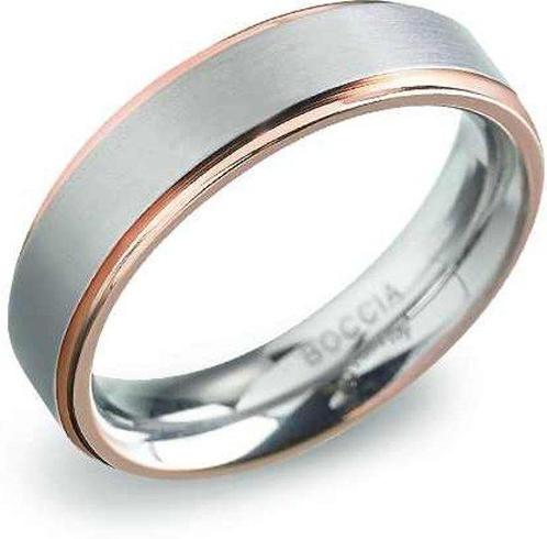 Boccia Titanium 0134-03 Ring - Bicolor - Unisex - 20.75mm, Sieraden, Tassen en Uiterlijk, Ringen, Verzenden