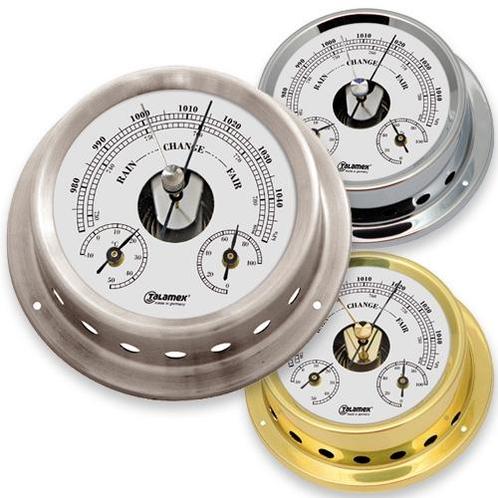 Talamex Baro / Thermo / Hygrometer Serie 125-Messing, gepoli, Watersport en Boten, Accessoires en Onderhoud, Nieuw, Ophalen of Verzenden