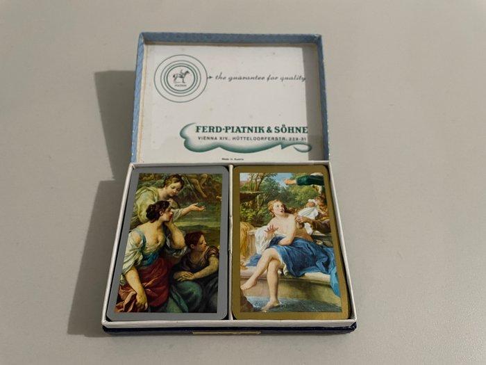 Ferd. Piatnik & Söhne - Kaartspel Deux jeux de cartes, Antiek en Kunst, Antiek | Overige Antiek
