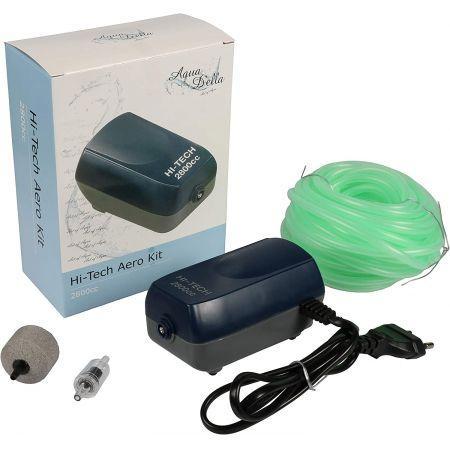 Ebi Hi-TECH AERO-KIT 2800 cc luchtpomp set (met luchtslang e, Dieren en Toebehoren, Vissen | Aquaria en Toebehoren, Ophalen of Verzenden