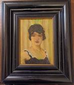 Carlo Corsi (1879 - 1966) - La veste a strisce - Studio del