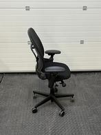 Steelcase Leap V1 Bureaustoel - Nieuwe Zwarte Stof, Huis en Inrichting, Bureaustoelen, Verzenden, Zwart, Zo goed als nieuw, Bureaustoel