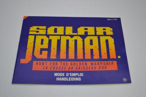 Solar Jetman (NES FAH MANUAL), Spelcomputers en Games, Spelcomputers | Nintendo Consoles | Accessoires, Zo goed als nieuw, Verzenden