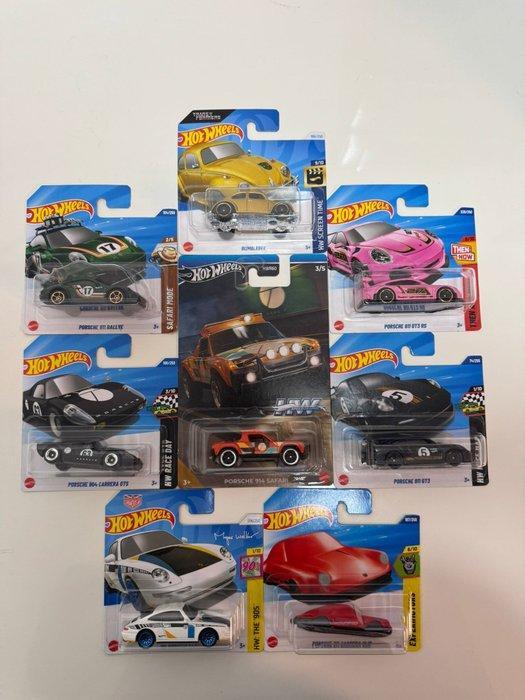 Hot Wheels 1:64 - Modelauto (8) - Various Porsche models, Hobby en Vrije tijd, Modelauto's | 1:5 tot 1:12