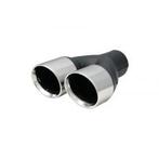 Uitlaatsierstuk RVS Dubbel rond - Passend 45-60mm, Verzenden, Nieuw