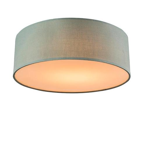 Plafondlamp groen 30 cm incl. LED - Drum LED, Huis en Inrichting, Lampen | Plafondlampen, Nieuw, Overige materialen