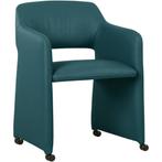 Leren eetkamerstoel Icon - Toledo Turquoise (blauw), Huis en Inrichting, Stoelen, Bohemian, Eigentijds, Industrieel, Klassiek, Modern, Retro, Romantisch, Scandinavisch, Vintage