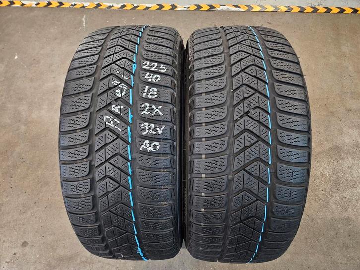 225/40/18 92V AO PIRELLI WINTERBANDEN 5,9MM PROFIEL 2X, Auto-onderdelen, Banden en Velgen, 18 inch, Erkend duurzaam, Winterbanden