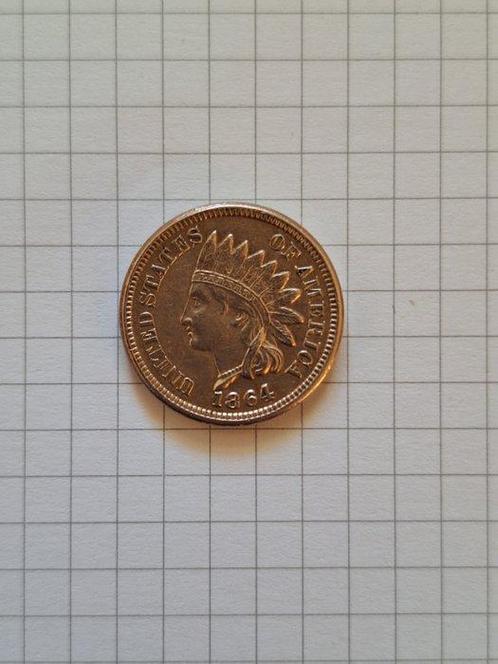 Verenigde Staten. 1 Cent 1864 Indian Head (Zonder, Postzegels en Munten, Munten | Europa | Niet-Euromunten