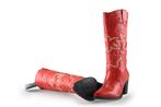 Lazamani Cowboy laarzen in maat 37 Rood | 10% extra korting, Verzenden, Lazamani, Zo goed als nieuw, Rood