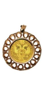 Medaille hanger - 24 karaat Geel goud, Sieraden, Tassen en Uiterlijk, Antieke sieraden