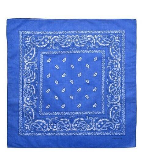 Bandana Zakdoek Paisley Print Blauw, Sieraden, Tassen en Uiterlijk, Uiterlijk | Haarverzorging, Verzenden