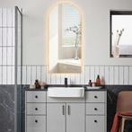 Badkamerspiegel met LED Verlichting en Verwarming 45x100cm -, Huis en Inrichting, Woonaccessoires | Spiegels, Ophalen of Verzenden