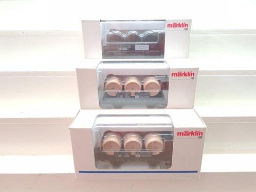 Märklin H0 - 46741/46743 - Modeltrein goederenwagon (3) - 3x, Hobby en Vrije tijd, Modeltreinen | H0