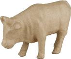 Papiermaché koe 23×15 cm leuk model om te beschilderen of, Hobby en Vrije tijd, Knutselen, Ophalen of Verzenden, Nieuw