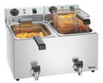 Bartscher Friteuse | SNACK IV PLUS | Elektrisch | 9+9L | 50°, Ophalen of Verzenden, Nieuw in verpakking