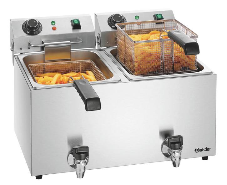 Bartscher Friteuse | SNACK IV PLUS | Elektrisch | 9+9L | 50°, Zakelijke goederen, Horeca | Keukenapparatuur, Nieuw in verpakking