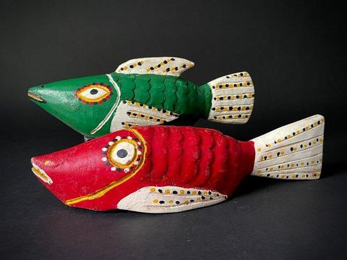 Marionet Vis - Bozo - Mali (Zonder Minimumprijs), Antiek en Kunst, Kunst | Niet-Westerse kunst